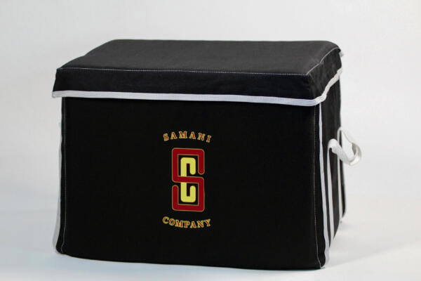 Black Bag with White Trim