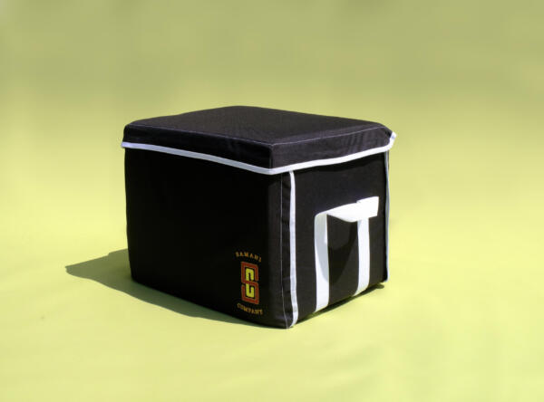 Black Bag with White Trim